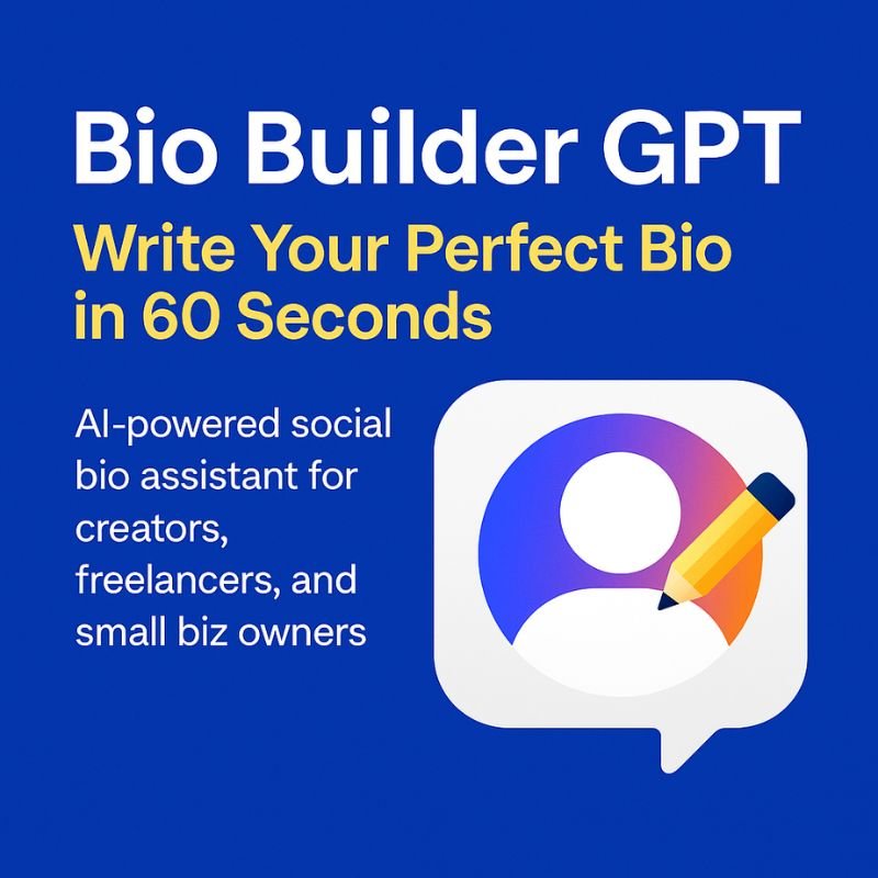 Struggling With Your Bio? This $7 AI Tool Fixes That Fast