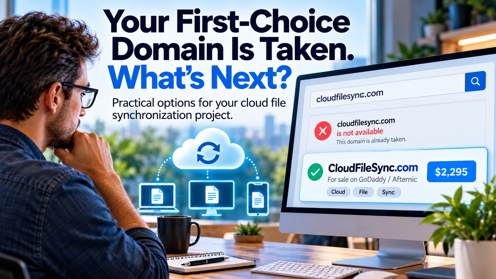 Your Preferred Cloud Sync Domain Is Taken. What Should You Do Next?